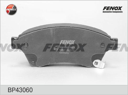 Fenox BP43060 - Тормозные колодки, дисковые, комплект unicars.by