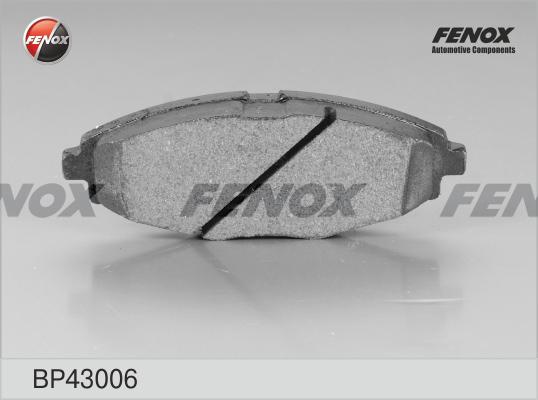 Fenox BP43006 - Тормозные колодки, дисковые, комплект unicars.by