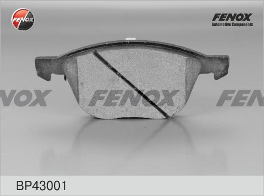 Fenox BP43001 - Тормозные колодки, дисковые, комплект unicars.by