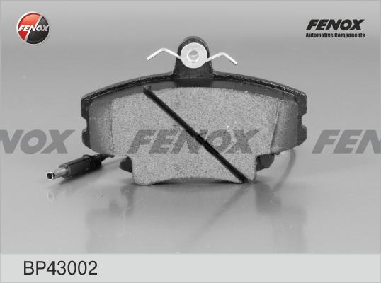 Fenox BP43002 - Тормозные колодки, дисковые, комплект unicars.by