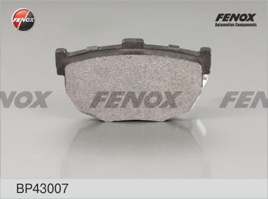 Fenox BP43007 - Тормозные колодки, дисковые, комплект unicars.by