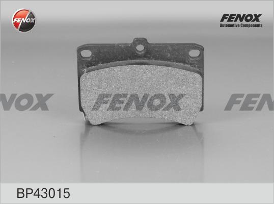 Fenox BP43015 - Тормозные колодки, дисковые, комплект unicars.by