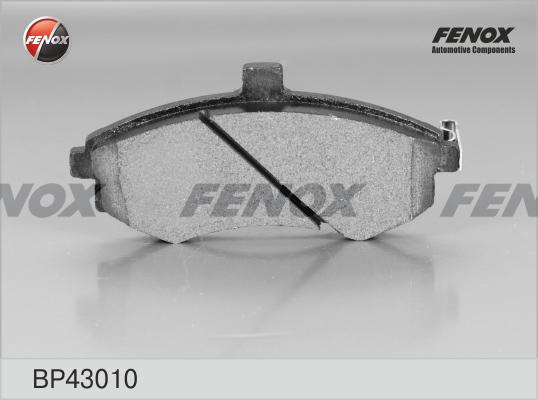 Fenox BP43010 - Тормозные колодки, дисковые, комплект unicars.by