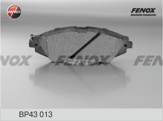 Fenox BP43013 - Тормозные колодки, дисковые, комплект unicars.by