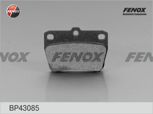 Fenox BP43085 - Тормозные колодки, дисковые, комплект unicars.by