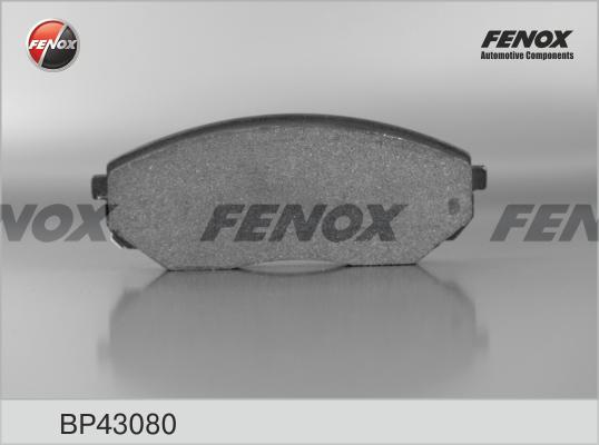 Fenox BP43080 - Тормозные колодки, дисковые, комплект unicars.by