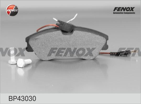 Fenox BP43030 - Тормозные колодки, дисковые, комплект unicars.by