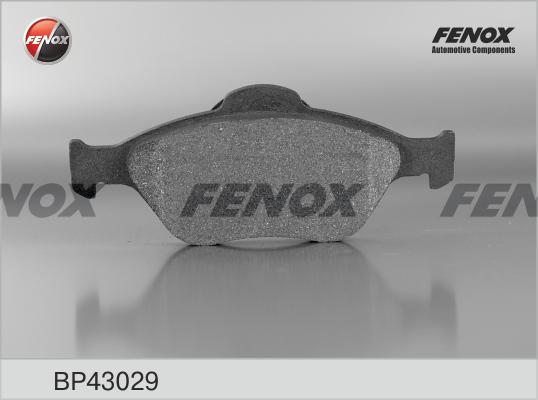 Fenox BP43029 - Тормозные колодки, дисковые, комплект unicars.by