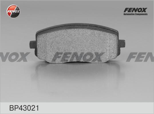 Fenox BP43021 - Тормозные колодки, дисковые, комплект unicars.by