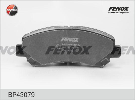 Fenox BP43079 - Тормозные колодки, дисковые, комплект unicars.by