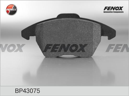 Fenox BP43075 - Тормозные колодки, дисковые, комплект unicars.by