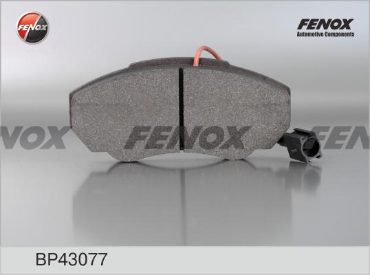 Fenox BP43077 - Тормозные колодки, дисковые, комплект unicars.by