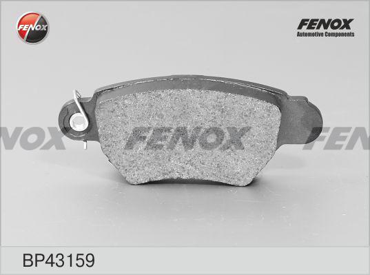 Fenox BP43159 - Тормозные колодки, дисковые, комплект unicars.by