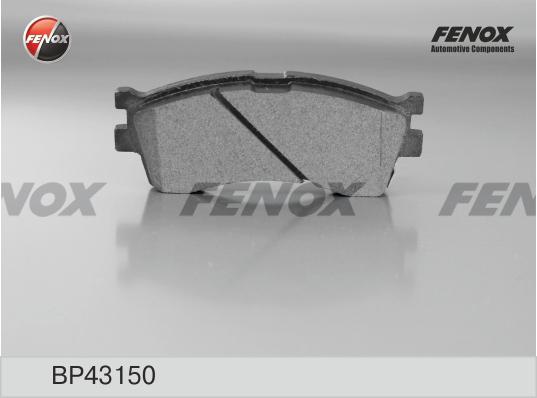 Fenox BP43150 - Тормозные колодки, дисковые, комплект unicars.by