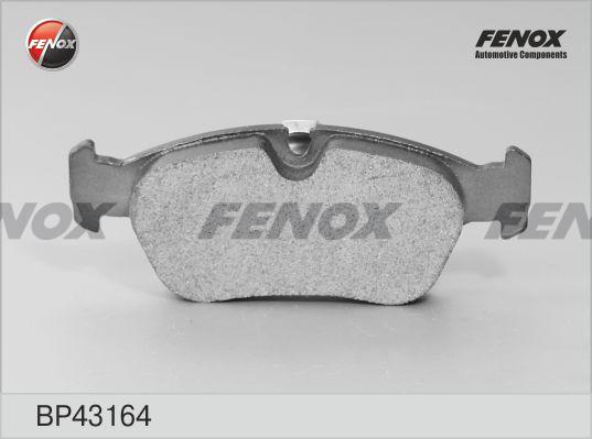 Fenox BP43164 - Тормозные колодки, дисковые, комплект unicars.by