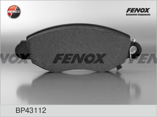 Fenox BP43112 - Тормозные колодки, дисковые, комплект unicars.by