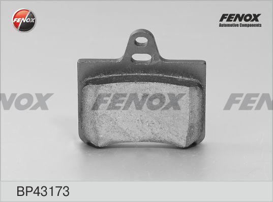 Fenox BP43173 - Тормозные колодки, дисковые, комплект unicars.by