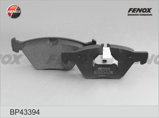 Fenox BP43394 - Тормозные колодки, дисковые, комплект unicars.by