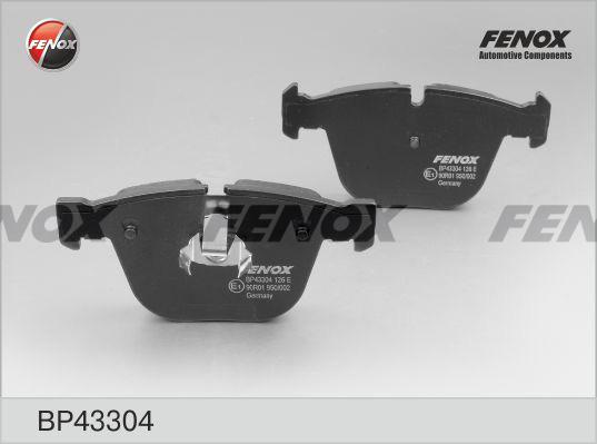 Fenox BP43304 - Тормозные колодки, дисковые, комплект unicars.by