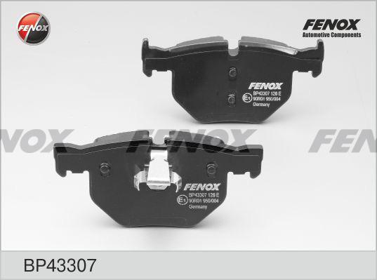 Fenox BP43307 - Тормозные колодки, дисковые, комплект unicars.by