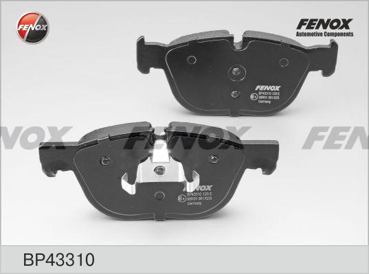 Fenox BP43310 - Тормозные колодки, дисковые, комплект unicars.by