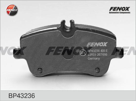 Fenox BP43236 - Тормозные колодки, дисковые, комплект unicars.by