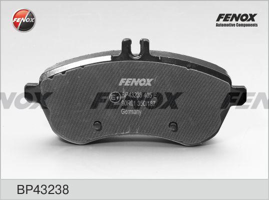 Fenox BP43238 - Тормозные колодки, дисковые, комплект unicars.by