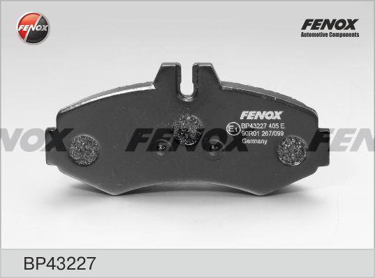 Fenox BP43227 - Тормозные колодки, дисковые, комплект unicars.by