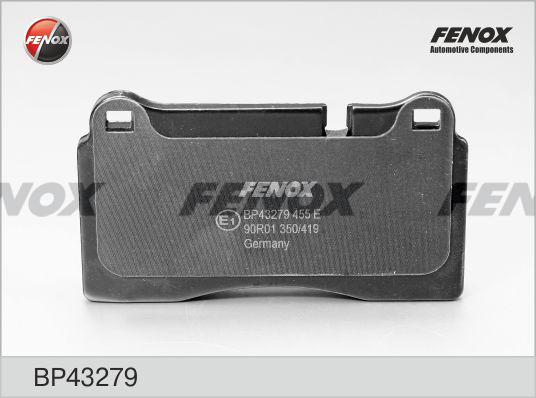 Fenox BP43279 - Тормозные колодки, дисковые, комплект unicars.by