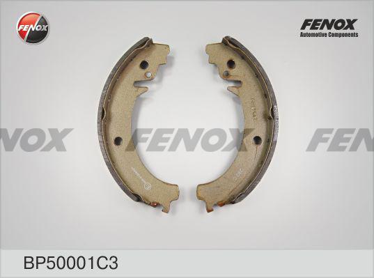 Fenox BP50001C3 - Комплект тормозных колодок, барабанные unicars.by