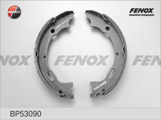 Fenox BP53090 - Комплект тормозных колодок, барабанные unicars.by