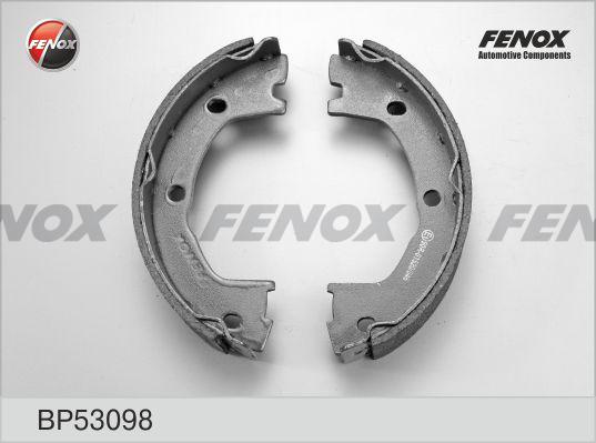 Fenox BP53098 - Комплект тормозных колодок, барабанные unicars.by