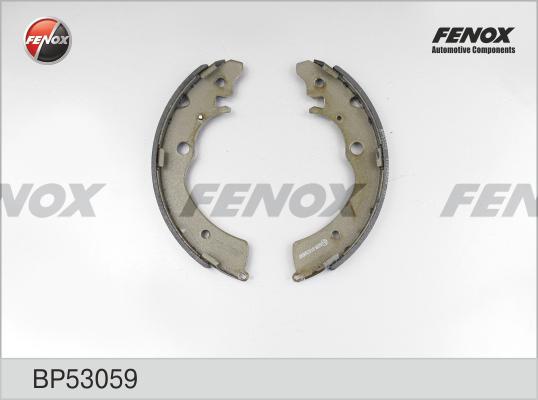 Fenox BP53059 - Комплект тормозных колодок, барабанные unicars.by