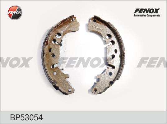 Fenox BP53054 - Комплект тормозных колодок, барабанные unicars.by