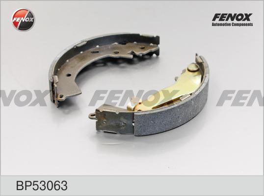 Fenox BP53063 - Комплект тормозных колодок, барабанные unicars.by