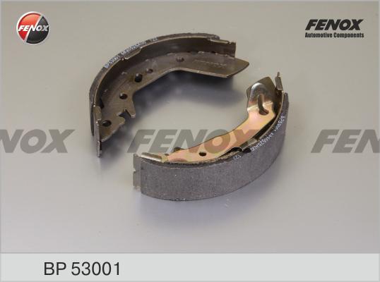 Fenox BP53001 - Комплект тормозных колодок, барабанные unicars.by