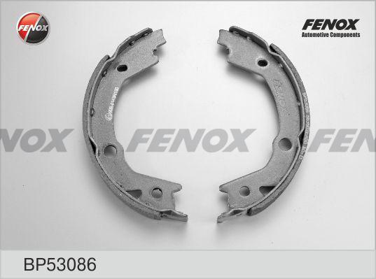 Fenox BP53086 - Комплект тормозных колодок, барабанные unicars.by