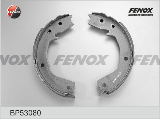 Fenox BP53080 - Комплект тормозных колодок, барабанные unicars.by