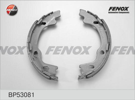 Fenox BP53081 - Комплект тормозных колодок, барабанные unicars.by