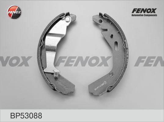 Fenox BP53088 - Комплект тормозных колодок, барабанные unicars.by