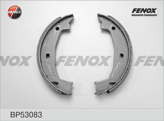 Fenox BP53083 - Комплект тормозных колодок, барабанные unicars.by