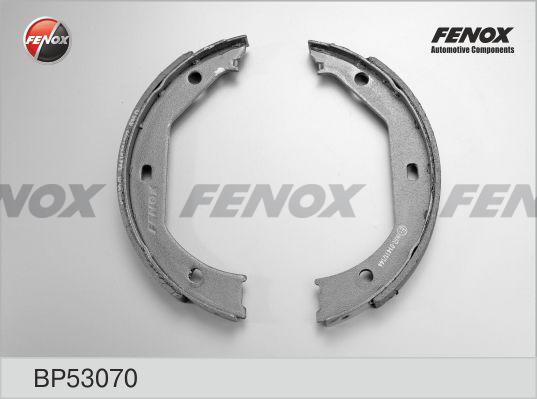 Fenox BP53070 - Комплект тормозных колодок, барабанные unicars.by