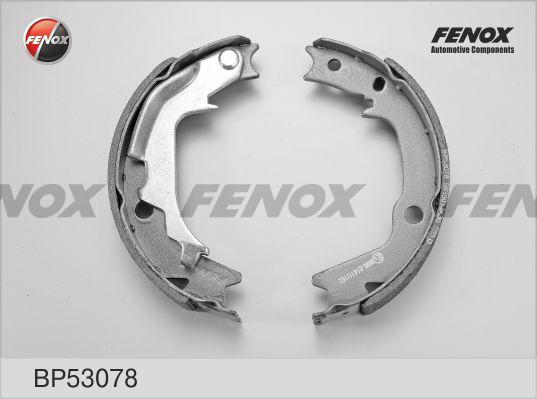 Fenox BP53078 - Комплект тормозных колодок, барабанные unicars.by