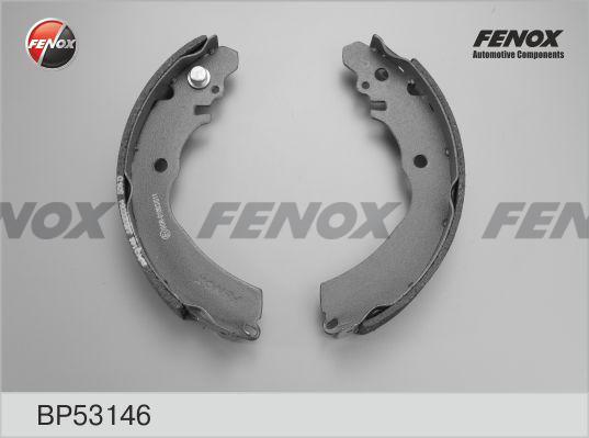 Fenox BP53146 - Комплект тормозных колодок, барабанные unicars.by