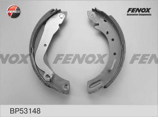 Fenox BP53148 - Комплект тормозных колодок, барабанные unicars.by