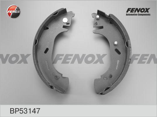 Fenox BP53147 - Комплект тормозных колодок, барабанные unicars.by