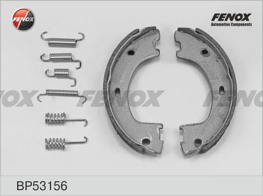 Fenox BP53156 - Комплект тормозных колодок, барабанные unicars.by