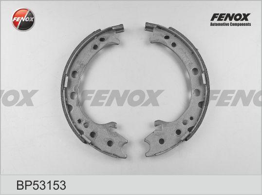 Fenox BP53153 - Комплект тормозных колодок, барабанные unicars.by