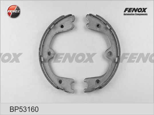 Fenox BP53160 - Комплект тормозных колодок, барабанные unicars.by