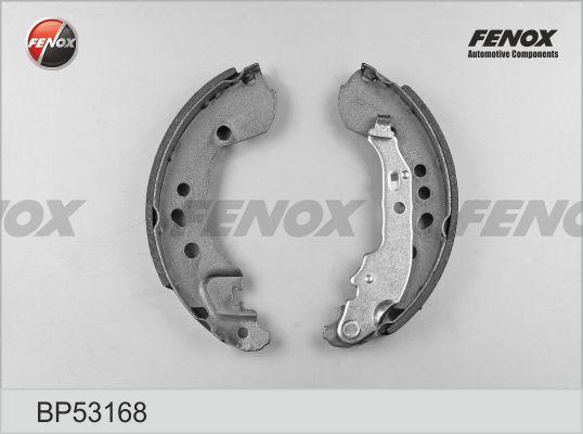 Fenox BP53168 - Комплект тормозных колодок, барабанные unicars.by